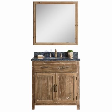 Sunflower1036 Disassembly KD Farmhouse Rustic Washroom Vanity