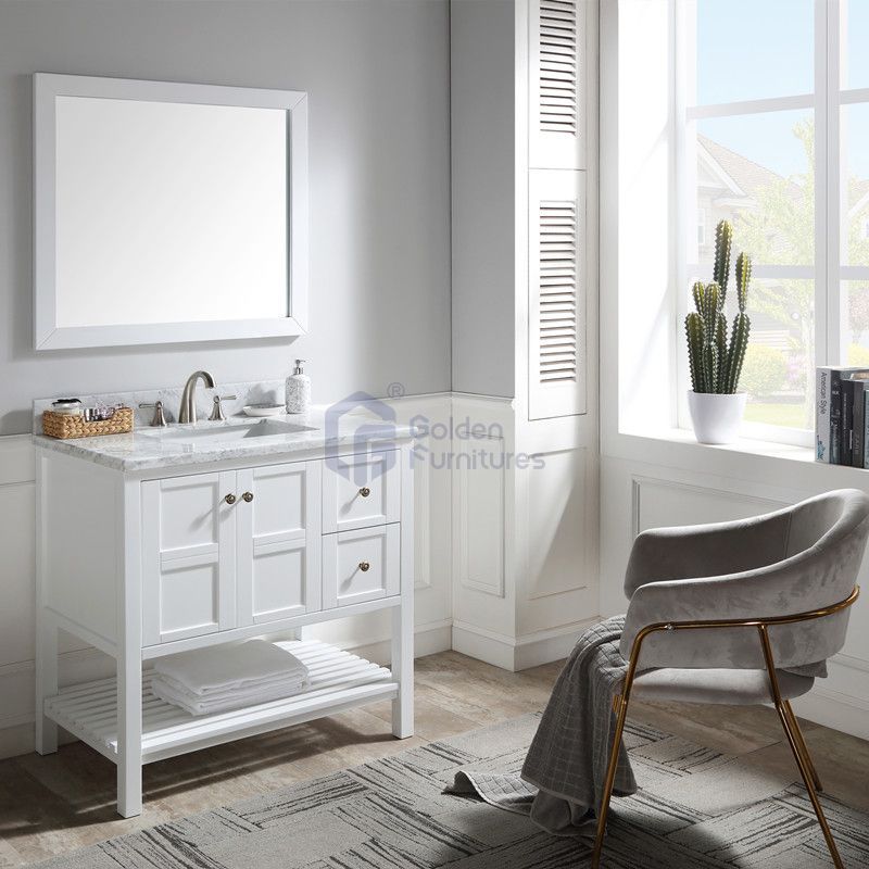 Lily1036 With Shelf Vietnam Bathroom Vanity Factory