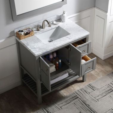 Lily1036 With Shelf Vietnam Bathroom Vanity Factory