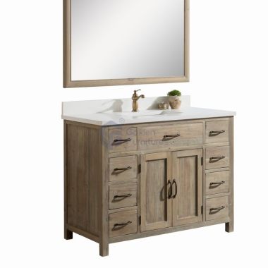 Sunflower1048 Disassembly KD Farmhouse Rustic Washroom Vanity