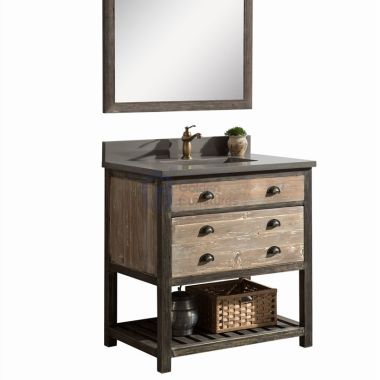 Sunflower2036 Classical Antique Farmhouse Rustic Washroom Vanity