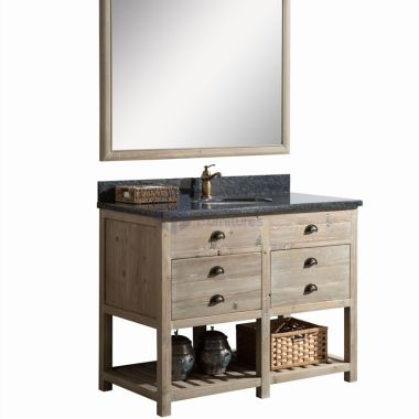 Sunflower2048 Classical Antique Farmhouse Rustic Washroom Vanity