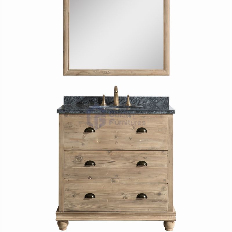 Sunflower3036 Disassembly KD Farmhouse Rustic Washroom Vanity