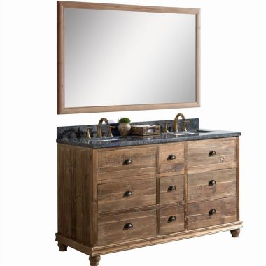 Sunflower3060 Disassembly KD Farmhouse Rustic Washroom Vanity