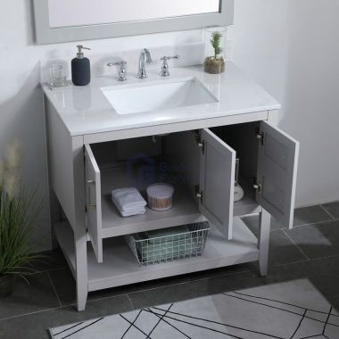 Lily4036 With Shelf Vietnam Bathroom Vanity Factory