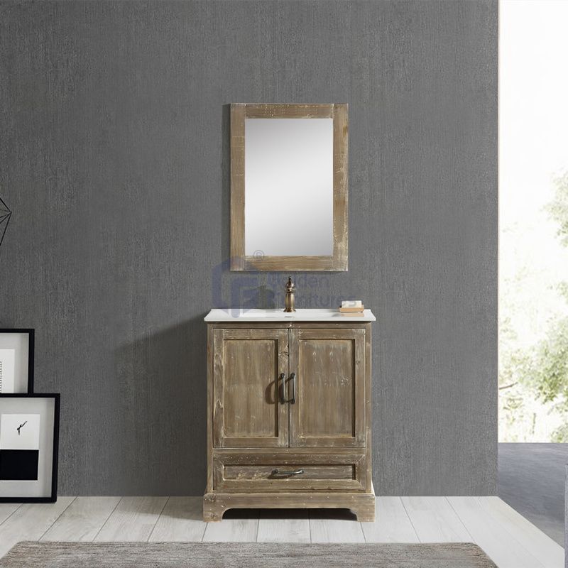 Sunflower7036 Disassembly KD Farmhouse Rustic Washroom Vanity