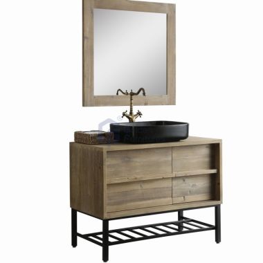 Sunflower10030 Disassembly KD Farmhouse Rustic Washroom Vanity