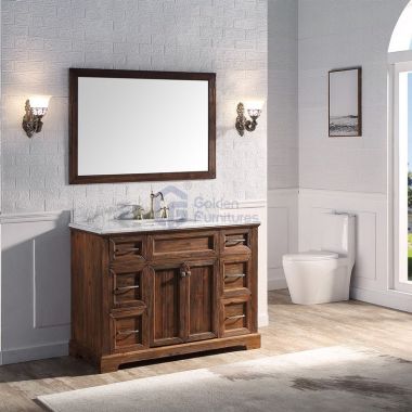 Sunflower12048 Classical Antique Farmhouse Rustic Washroom Vanity