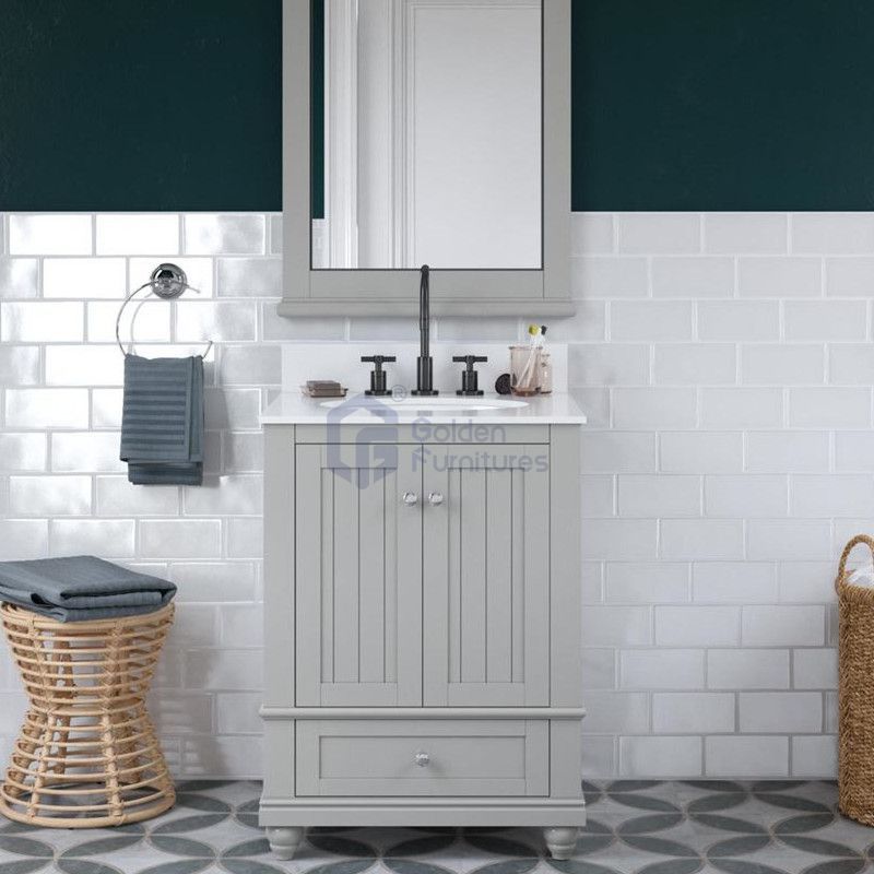 Rose4024 Small Size Solidwood Freestanding Vietnam Vanity