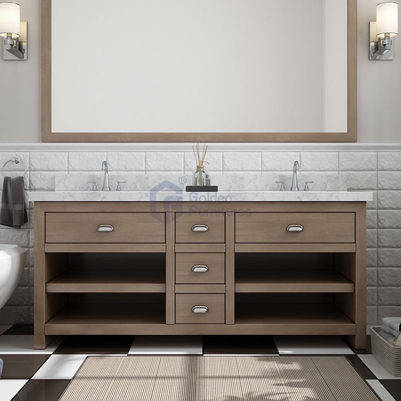 Lily8072B With Shelf Vietnam Bathroom Vanity Factory