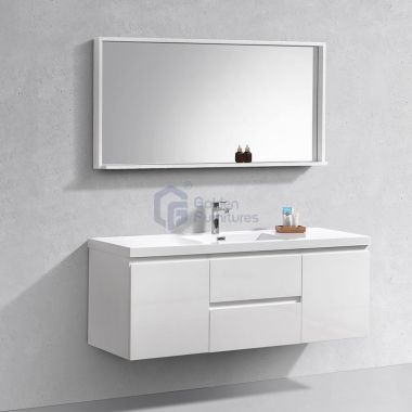 Piano1048-HG High Glossy Large Storage Wall Mounted Bathroom Cabinet