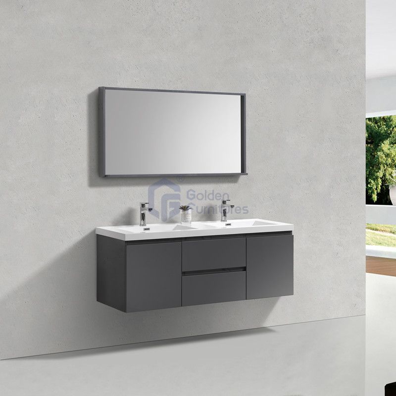 Piano1060-HG High Glossy Large Storage Wall Mounted Bathroom Cabinet