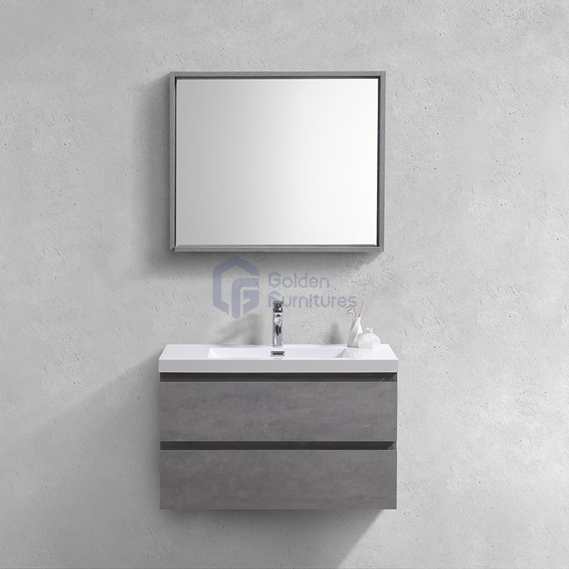 Piano1040-ME Melamine Large Storage Wall Mounted Bathroom Cabinet