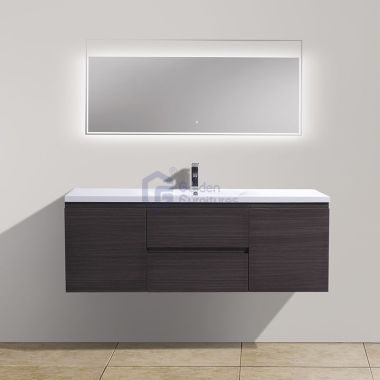 Piano1060-ME Melamine Large Storage Wall Mounted Bathroom Cabinet