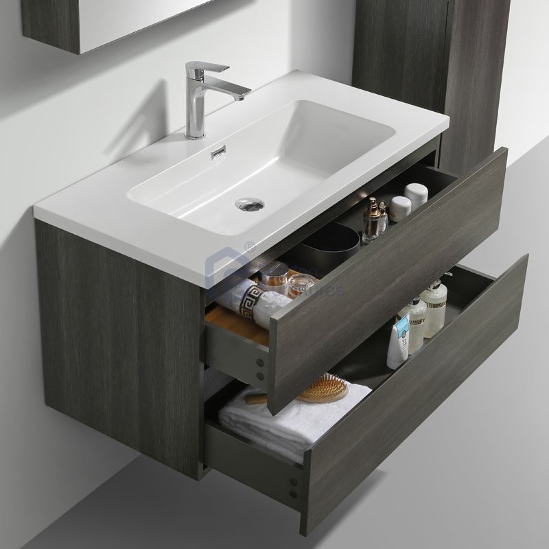 Piano3040 Melamine Large Storage Wall Mounted Bathroom Cabinet