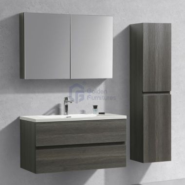 Piano3040 Melamine Large Storage Wall Mounted Bathroom Cabinet