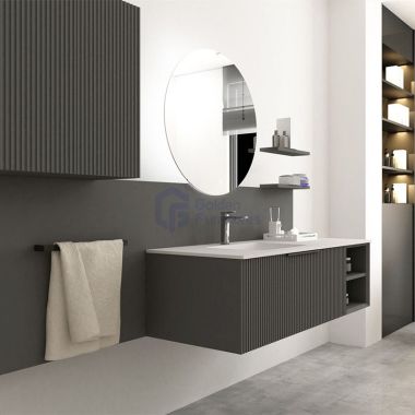 Piano6048 High Glossy Single Sink Wall Mounted Bathroom Cabinet