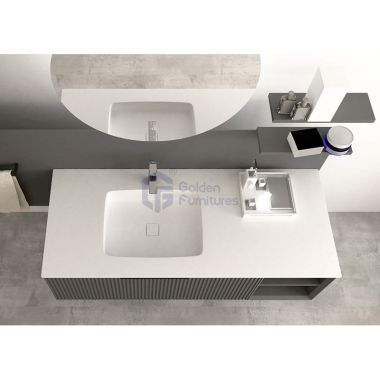 Piano6048 High Glossy Single Sink Wall Mounted Bathroom Cabinet