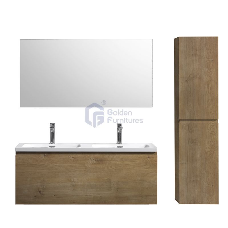 Piano8048-ME Melamine Large Storage Wall Mounted Bathroom Cabinet