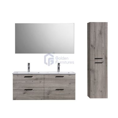 Piano9048 Melamine Large Storage Wall Mounted Bathroom Cabinet