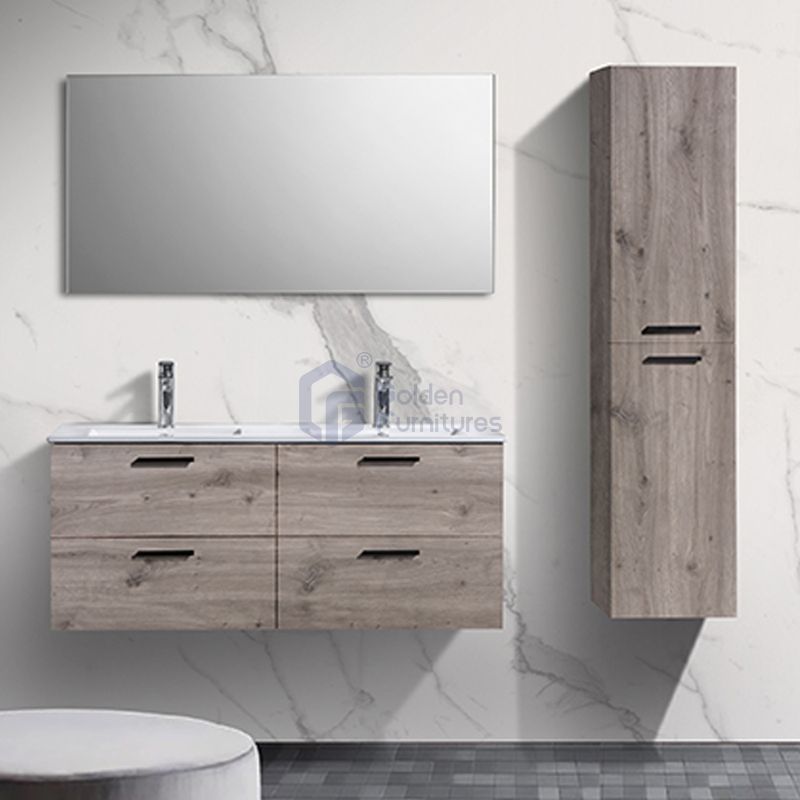 Piano9048 Melamine Large Storage Wall Mounted Bathroom Cabinet