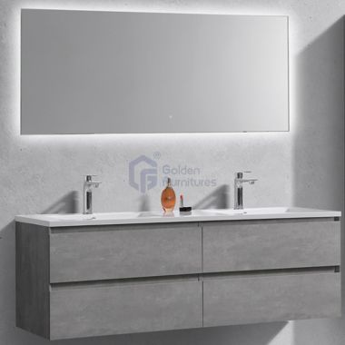 Piano10048 Melamine Large Storage Wall Mounted Bathroom Cabinet