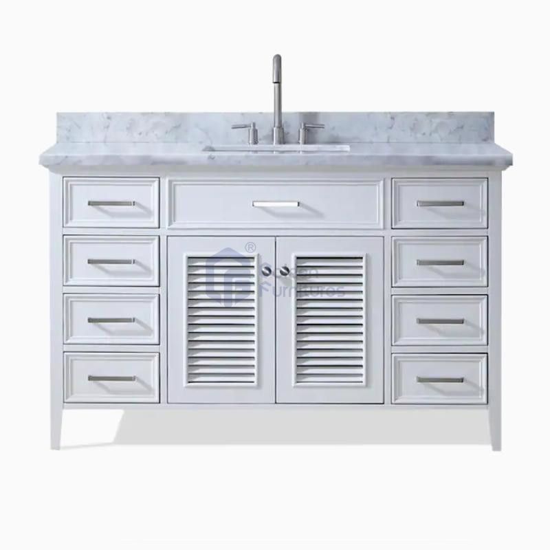 Daisy1054S Solidwood Freestanding Vietnam Cabinet Bathroom Sink Vanity