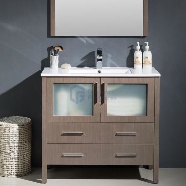 Daisy2036 Solidwood Freestanding Vietnam Cabinet Single Sink Vanity
