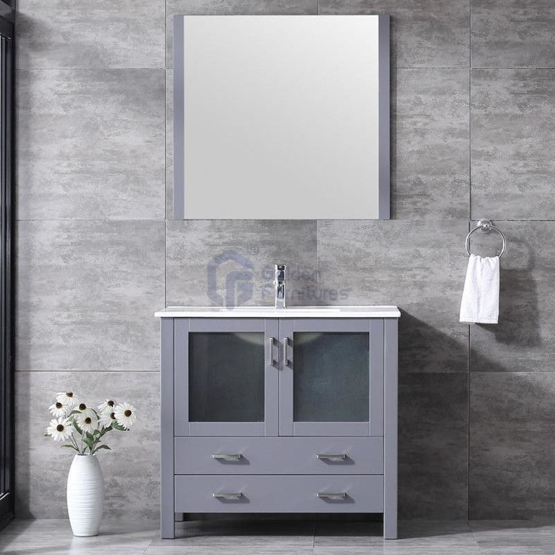 Daisy2036 Solidwood Freestanding Vietnam Cabinet Single Sink Vanity