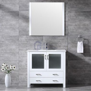 Daisy2036 Solidwood Freestanding Vietnam Cabinet Single Sink Vanity