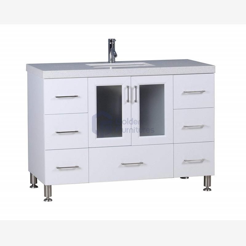 Daisy2048 Solidwood Freestanding Vietnam Cabinet Bathroom Sink Vanity