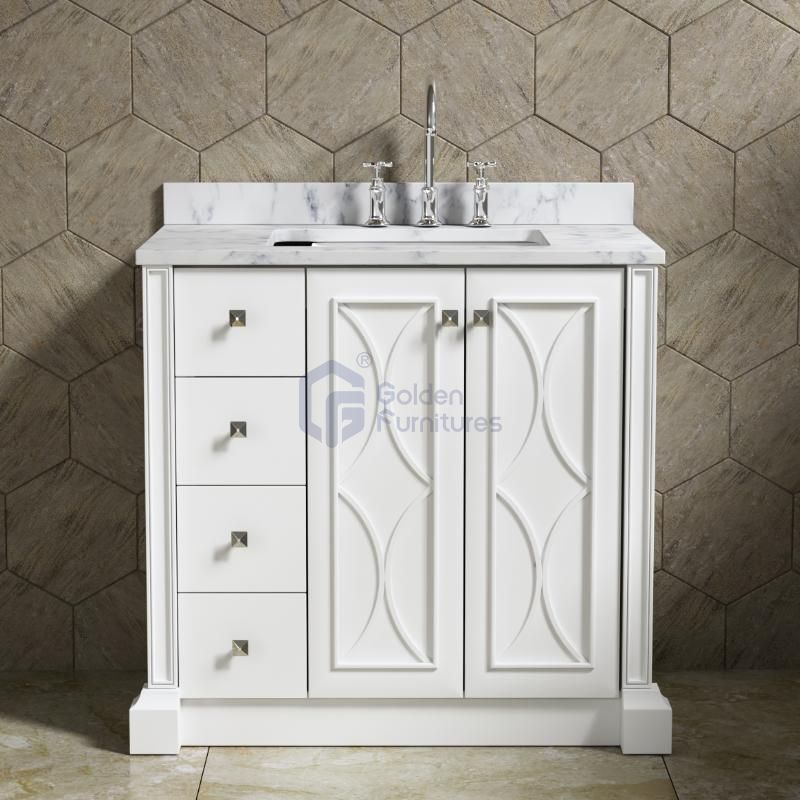 Daisy3036 Solidwood Freestanding Vietnam Cabinet Bathroom Sink Vanity