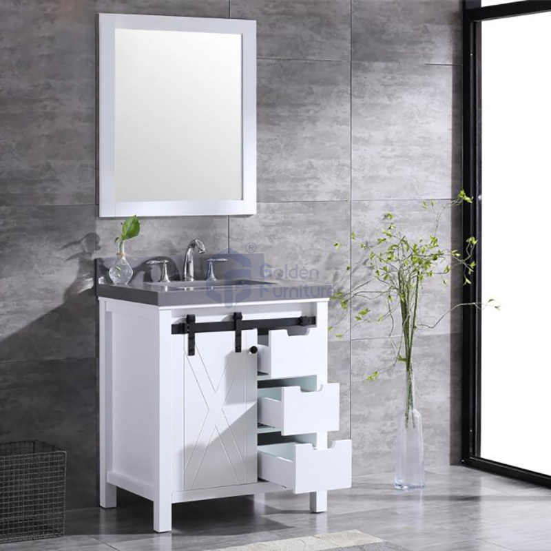 Daisy4036-1 Solidwood Freestanding Vietnam Cabinet Single Sink Vanity