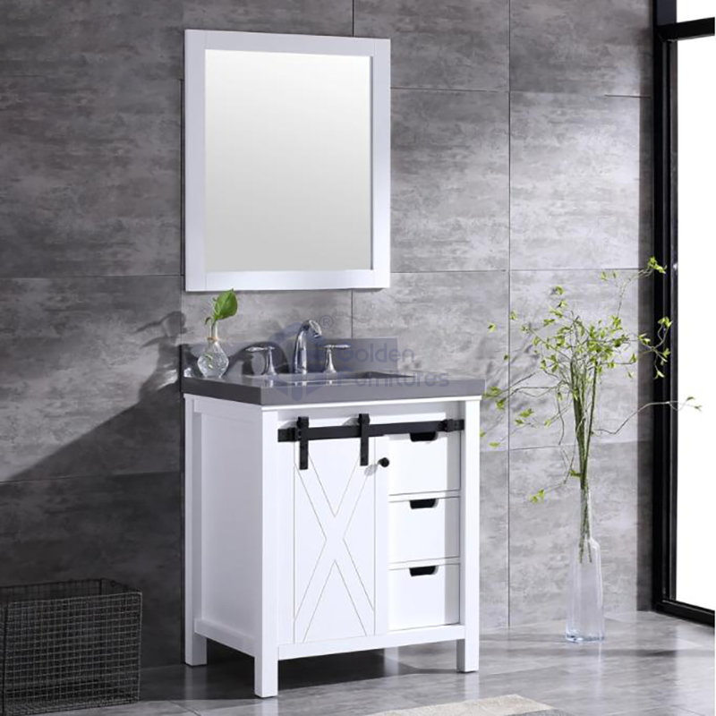 Daisy4036-1 Solidwood Freestanding Vietnam Cabinet Single Sink Vanity
