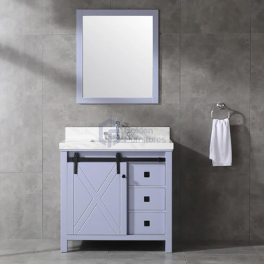 Daisy4036-2 Solidwood Freestanding Vietnam Cabinet Single Bathroom Vanity Set Solid wood