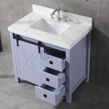 Daisy4036-2 Solidwood Freestanding Vietnam Cabinet Single Bathroom Vanity Set Solid wood