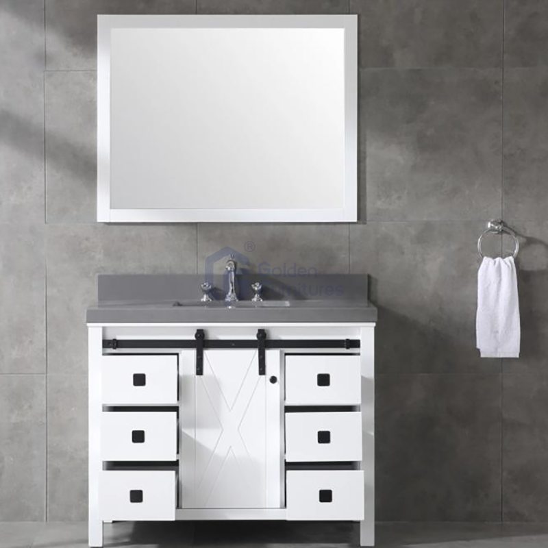 Daisy4048-1 Solidwood Freestanding Vietnam Cabinet Bathroom Sink Vanity