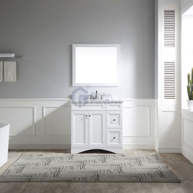 Iris1036 Solidwood Freestanding Vietnam Cabinet Bathroom Sink Vanity