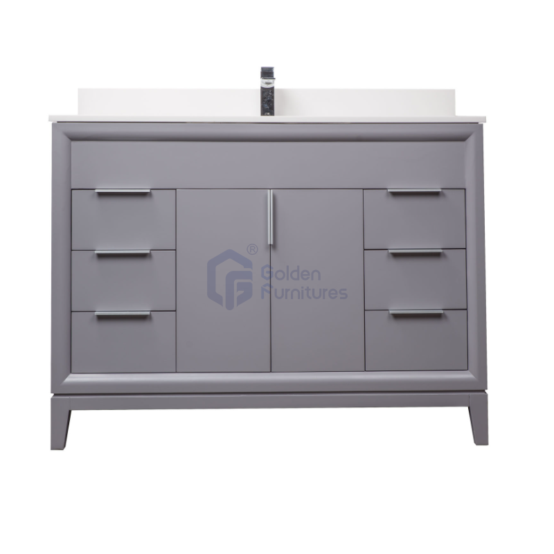 Violet1048 Solidwood Freestanding Vietnam Cabinet Single Bathroom Vanity Set Solid wood