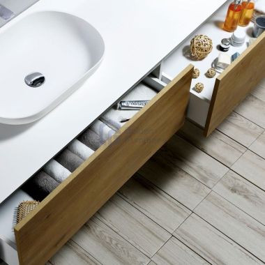 Guitar 7055 Modern  Malaysia Floating Bathroom Vanity