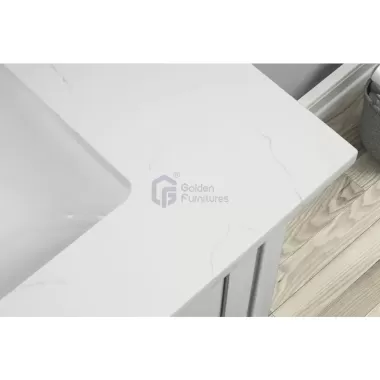 GFT-Q30W Quartz Vanity Top