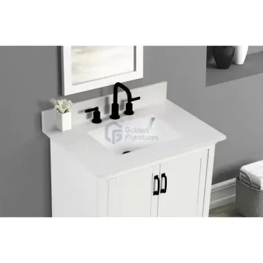 GFT-Q30W Quartz Vanity Top