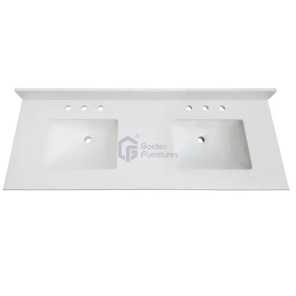 GFT-Q60W Quartz Vanity Top