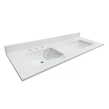 GFT-Q60W Quartz Vanity Top