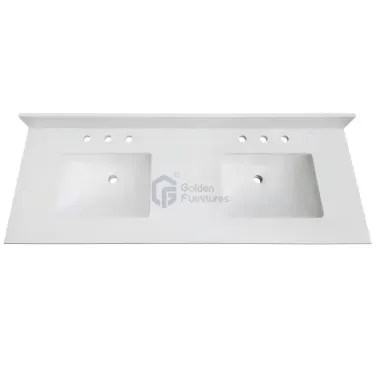 GFT-Q60W Quartz Vanity Top