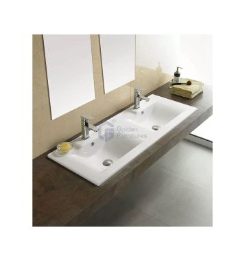 GFT-C90ED Ceramic Vanity Top Basin