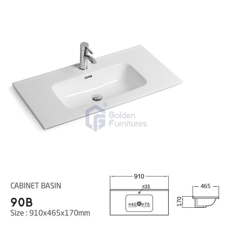 GFT-C90M Ceramic Vanity Top Basin