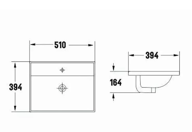 GFT-C96S Ceramic Vanity Top Basin