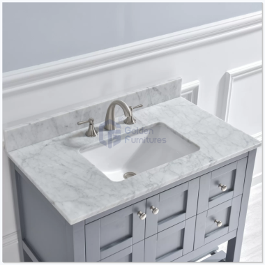 GFT-M36W Marble Vanity Top