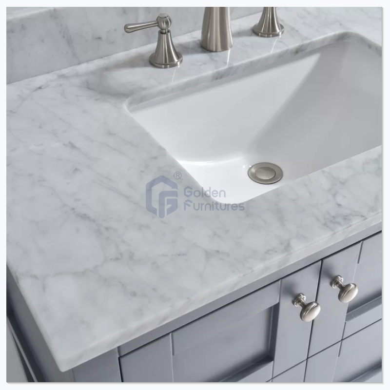 GFT-M36W Marble Vanity Top